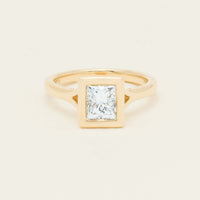 18ct Yellow Gold 1.34ct Reclaimed Radiant Diamond Elara Ring