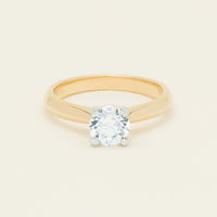 18ct Yellow Gold 1.01ct Diamond Venetian Ring - Ring - Walker & Hall