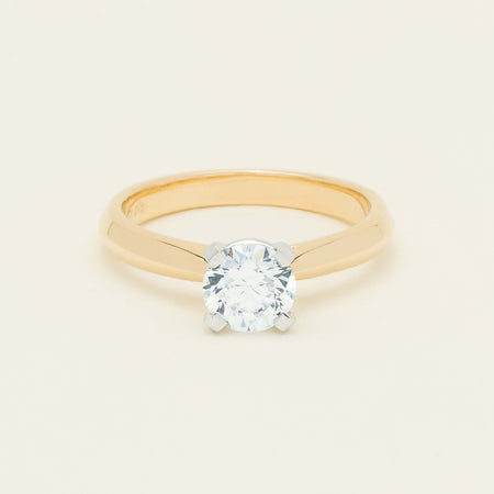18ct Yellow Gold 1.01ct Diamond Venetian Ring - Ring - Walker & Hall