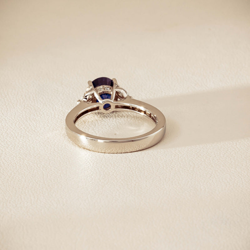Deja Vu Platinum 1.88ct Sapphire & Diamond Ring - Ring - Walker & Hall