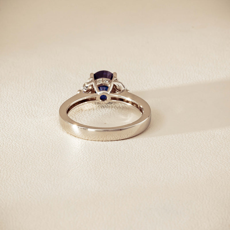 Deja Vu Platinum 1.88ct Sapphire & Diamond Ring - Ring - Walker & Hall