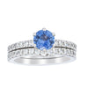 Deja Vu 18ct White Gold Sapphire & Diamond Ring Set-Ring-Walker & Hall
