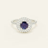 Deja Vu Platinum .88ct Sapphire & Diamond Ring - Ring - Walker & Hall