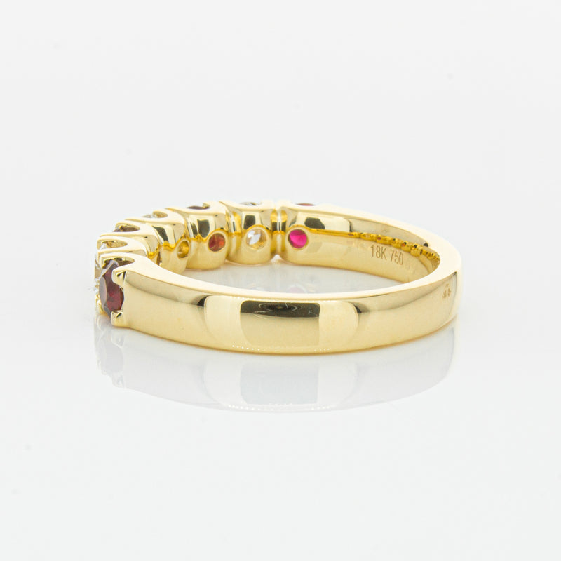 18ct Yellow Gold .73ct Ruby & Diamond Rialto Ring-Ring-Walker & Hall