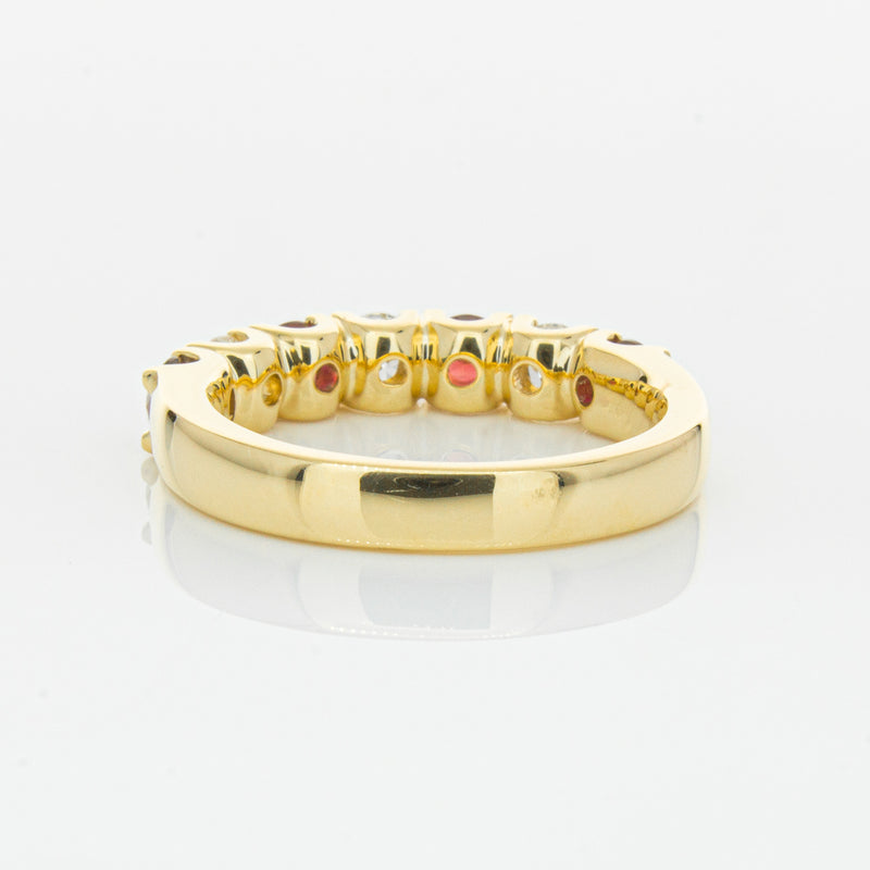18ct Yellow Gold .73ct Ruby & Diamond Rialto Ring-Ring-Walker & Hall