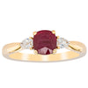 18ct Yellow Gold 1.11ct Ruby & Diamond Ayla Ring-Ring-Walker & Hall