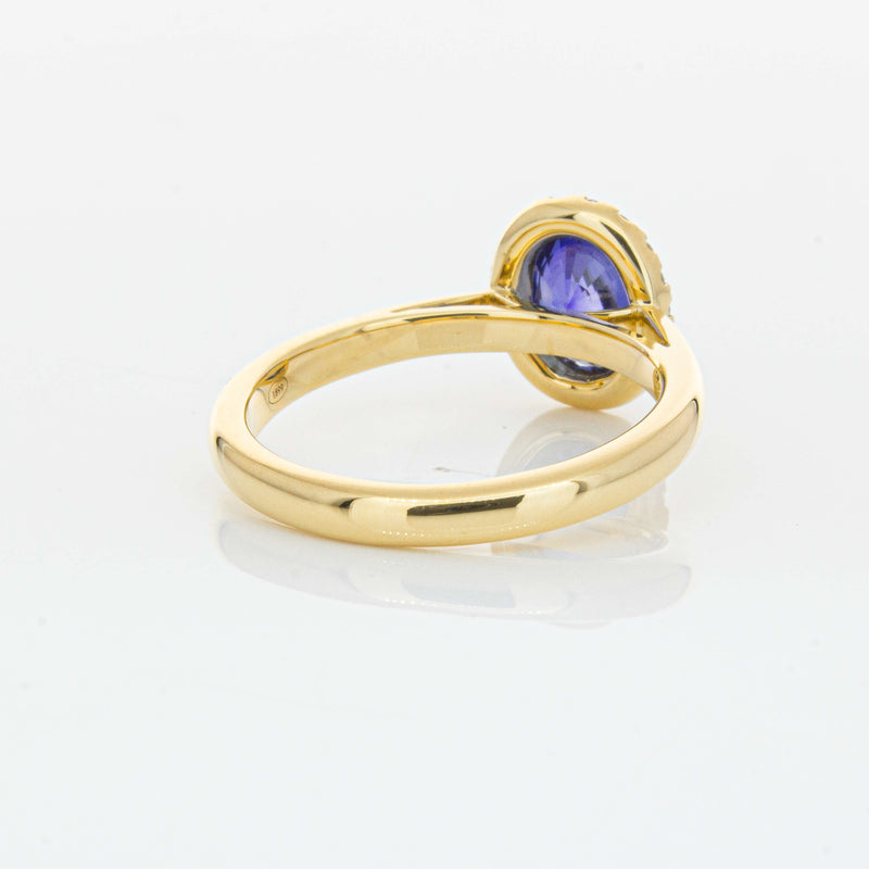 18ct Yellow Gold 1.53ct Sapphire & Diamond Nina Ring-Ring-Walker & Hall