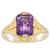14ct Yellow Gold 2.40ct Amethyst Nile Ring-Ring-Walker & Hall