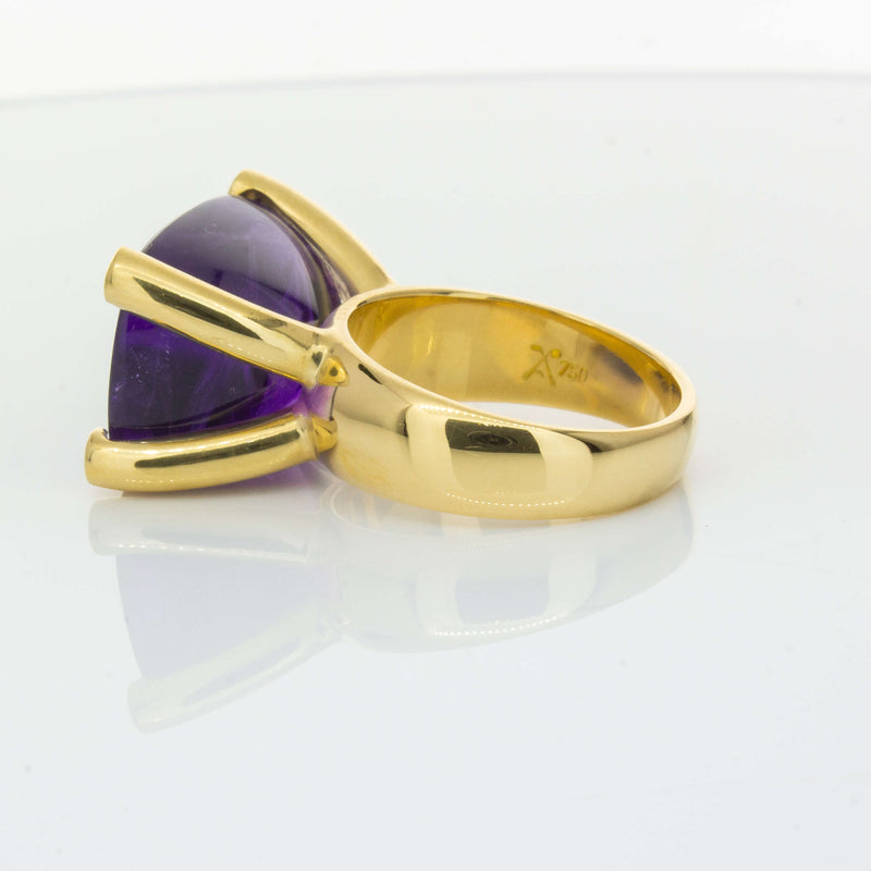 Deja Vu 18ct Yellow Gold 17.52ct Amethyst Ring-Ring-Walker & Hall