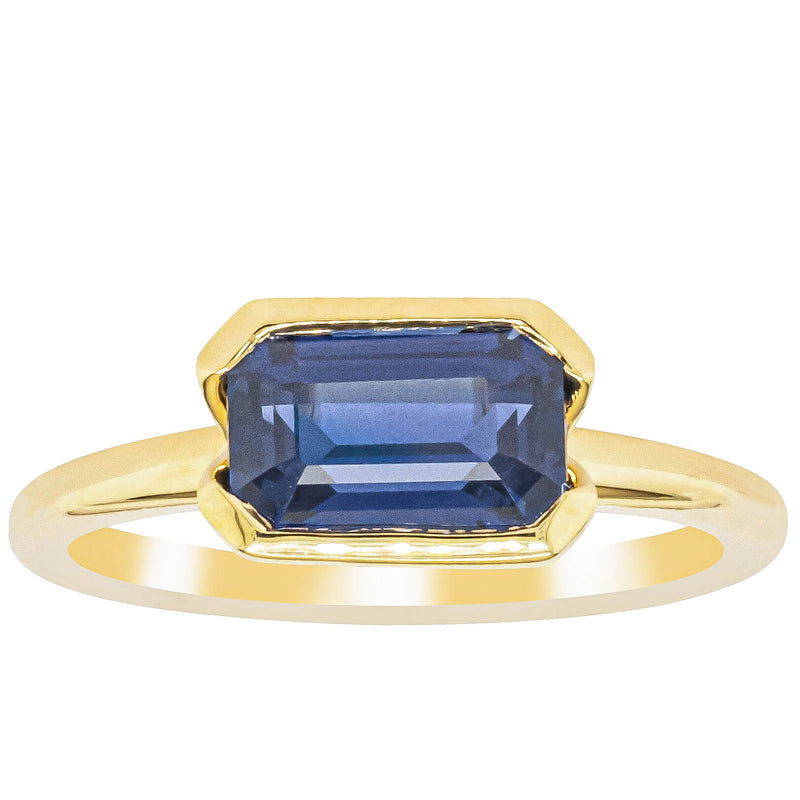 18ct Yellow Gold 2.11ct Sapphire Elle Ring-Ring-Walker & Hall