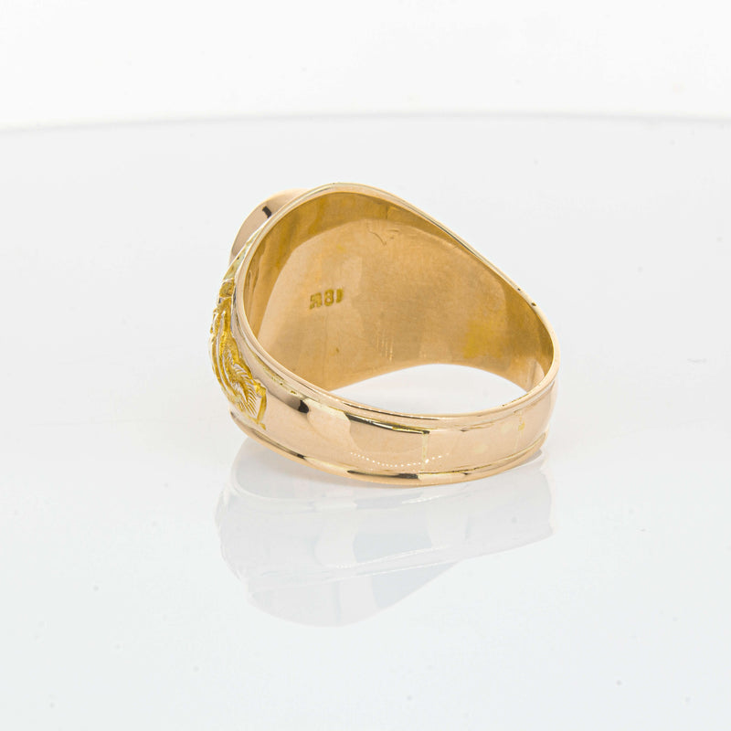 Deja Vu 18ct Yellow Gold Synthetic Star Sapphire Dress Ring - Ring - Walker & Hall