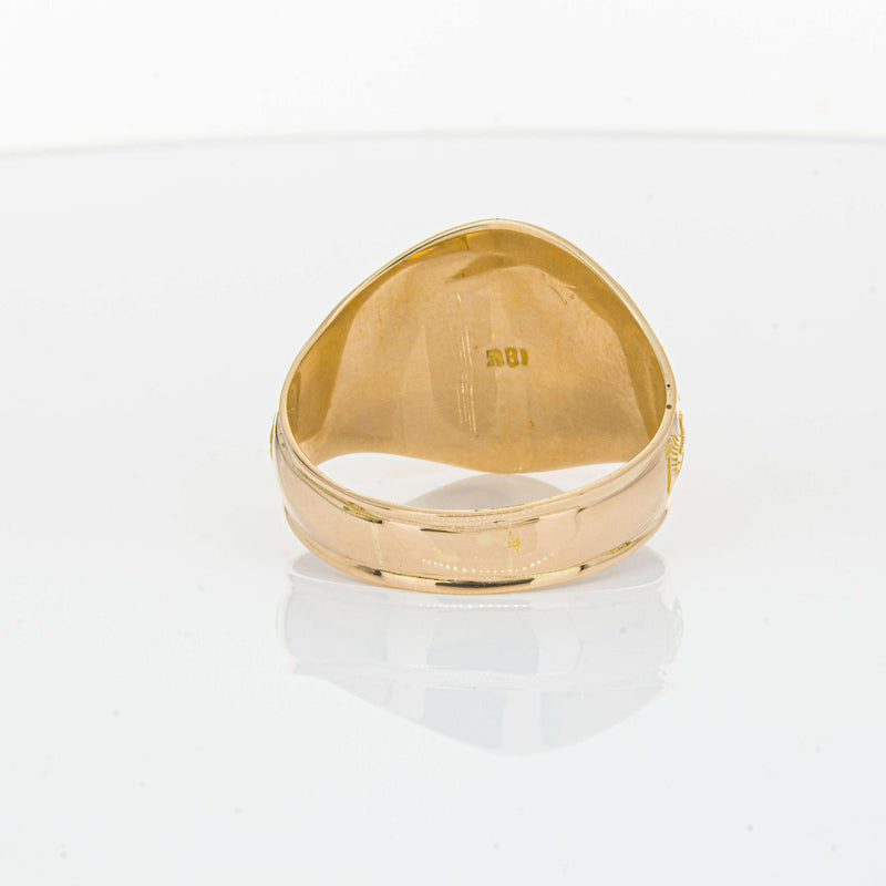 Deja Vu 18ct Yellow Gold Synthetic Star Sapphire Dress Ring - Ring - Walker & Hall