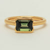 18ct Yellow Gold 1.77ct Green Tourmaline Elle Ring - Ring - Walker & Hall