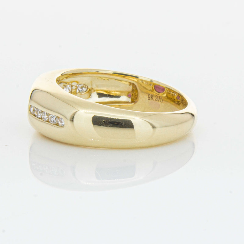 9ct Yellow Gold Ruby and Diamond Kylie Ring - Ring - Walker & Hall