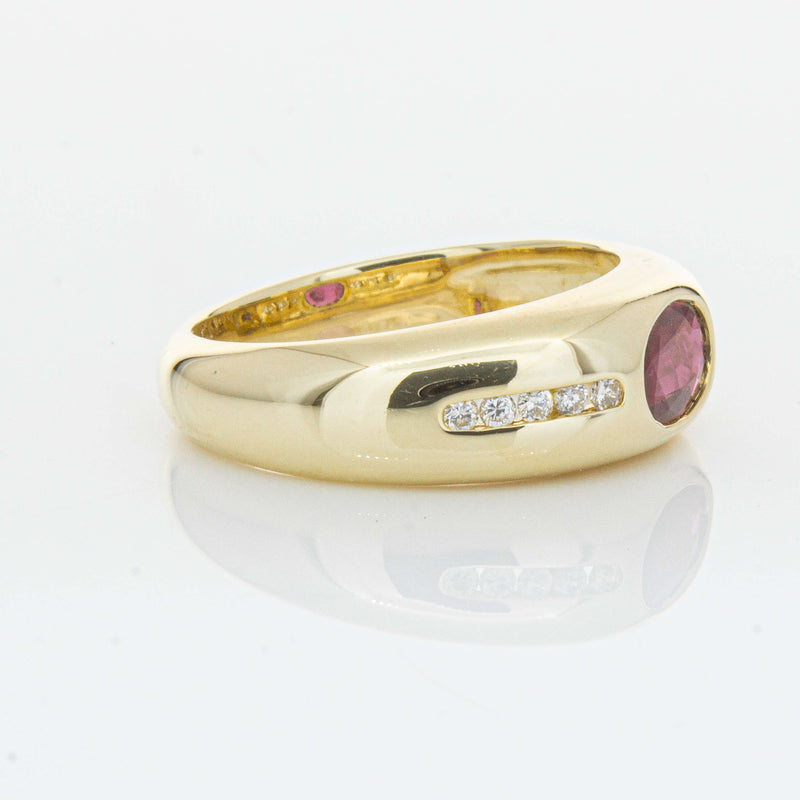 9ct Yellow Gold Ruby and Diamond Kylie Ring - Ring - Walker & Hall