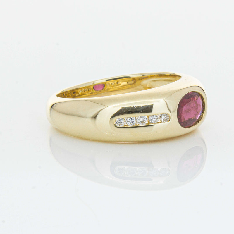 9ct Yellow Gold Ruby and Diamond Kylie Ring - Ring - Walker & Hall