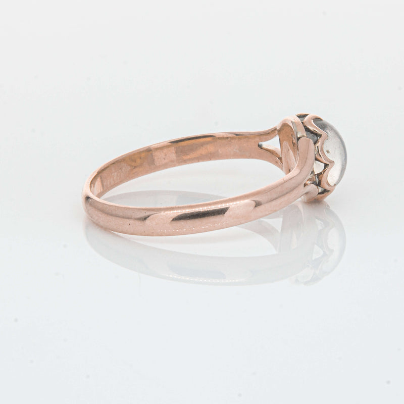 Vintage 8ct Rose Gold Moonstone Ring - Ring - Walker & Hall