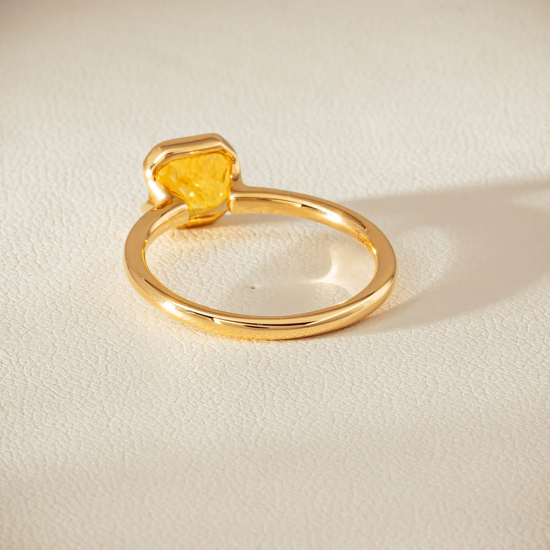 18ct Yellow Gold 2.03ct Yellow Sapphire Elle Ring - Ring - Walker & Hall