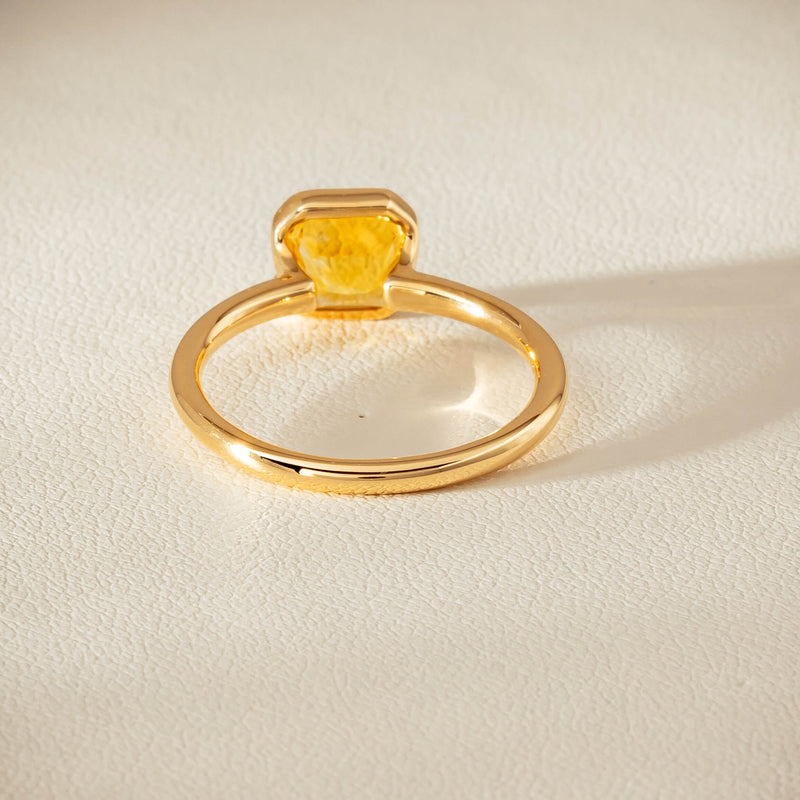 18ct Yellow Gold 2.03ct Yellow Sapphire Elle Ring - Ring - Walker & Hall