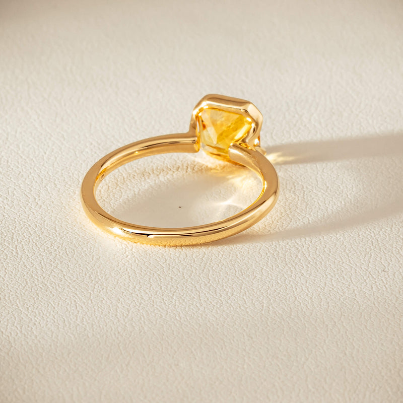 18ct Yellow Gold 2.03ct Yellow Sapphire Elle Ring - Ring - Walker & Hall