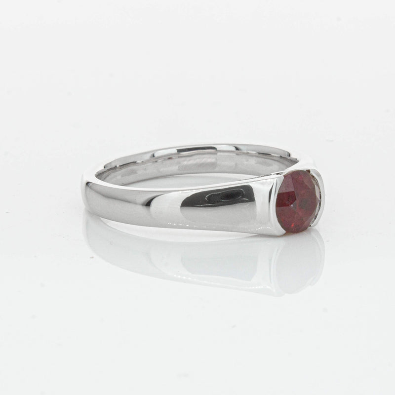 Deja Vu Platinum 1.01ct Ruby Solitaire Ring - Ring - Walker & Hall