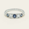 Deja Vu Platinum .83ct Sapphire & Diamond Ring - Ring - Walker & Hall