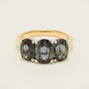 18ct Yellow Gold 5.58ct Green Sapphire Odyssey Ring