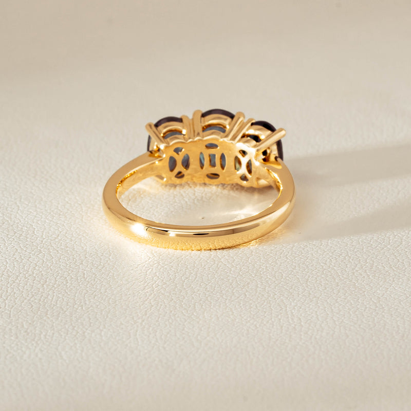 18ct Yellow Gold 3.60ct Green Sapphire Odyssey Ring - Ring - Walker & Hall