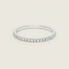 18ct White Gold Diamond Millie Band - Ring - Walker & Hall