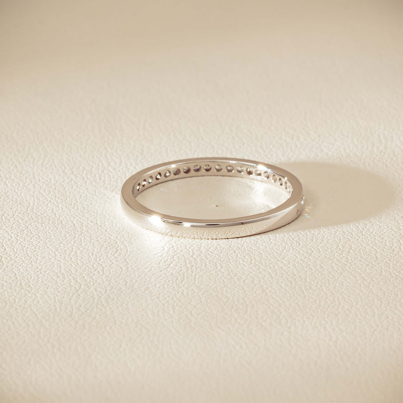 18ct White Gold .16ct Diamond Galaxis Band - Ring - Walker & Hall