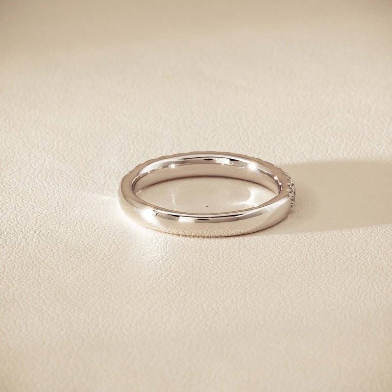 18ct White Gold .50ct Diamond Meridien Band - Ring - Walker & Hall