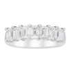 18ct White Gold 2.00ct Emerald Cut Diamond Asra Ring-Ring-Walker & Hall