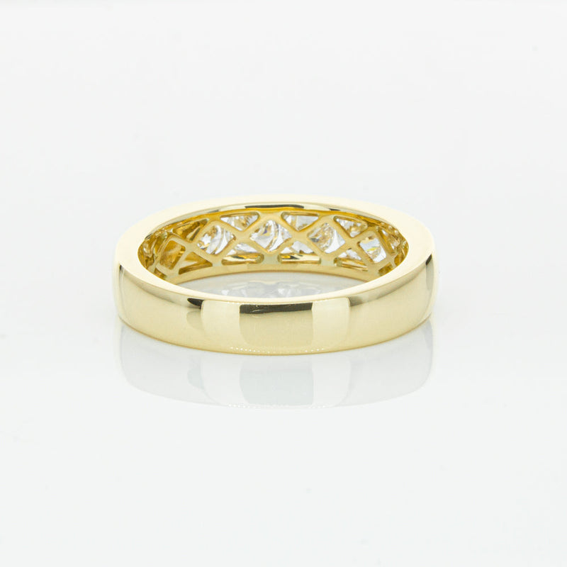 18ct Yellow Gold 1.00ct Diamond Loire Ring-Ring-Walker & Hall