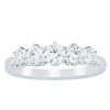 18ct White Gold .80ct Diamond Pentagon Ring-Ring-Walker & Hall
