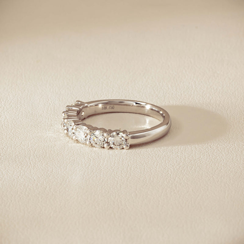 18ct White Gold 1.30ct Diamond Panorama Ring