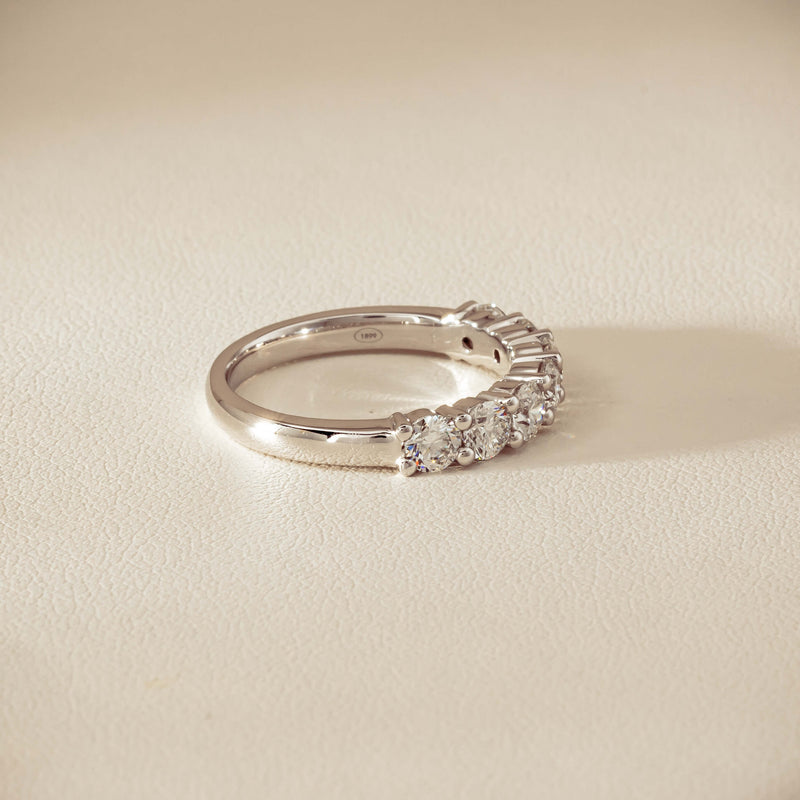 18ct White Gold 1.30ct Diamond Panorama Ring
