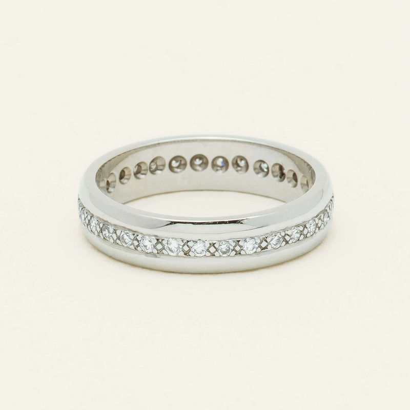 Deja Vu Platinum .33ct Diamond Eternity Ring - Ring - Walker & Hall
