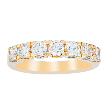 18ct Yellow Gold Diamond Rialto Ring-Ring-Walker & Hall