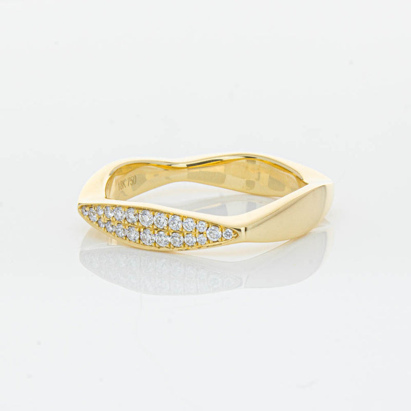 18ct Yellow Gold Diamond EOS Ring-Ring-Walker & Hall