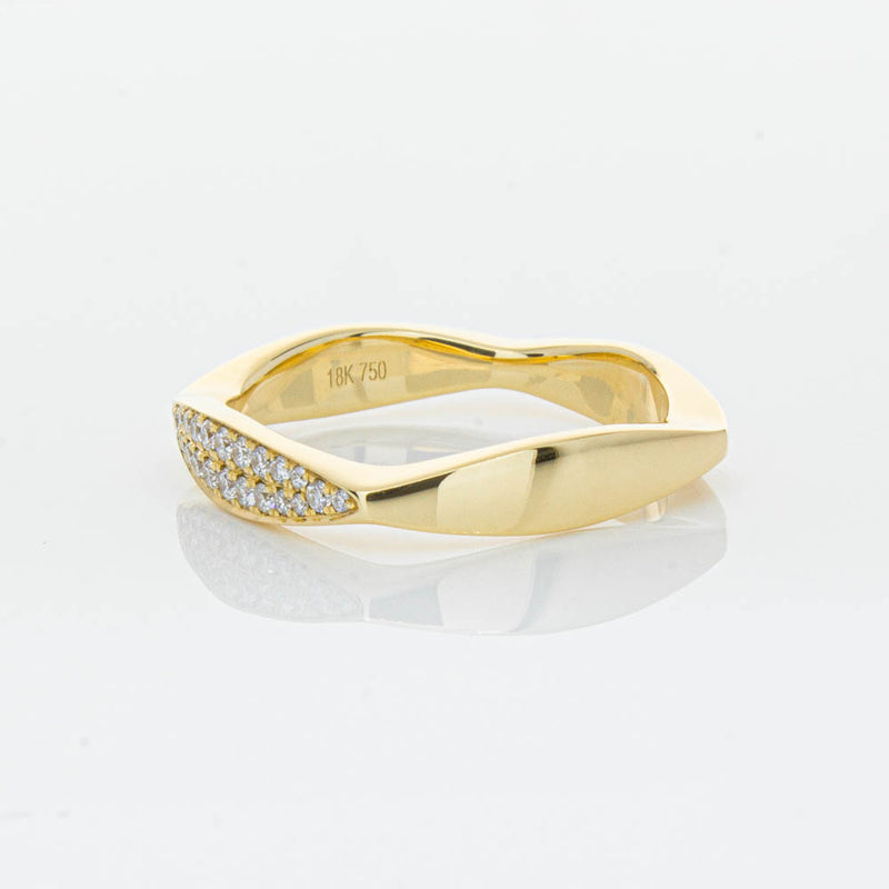 18ct Yellow Gold Diamond EOS Ring-Ring-Walker & Hall
