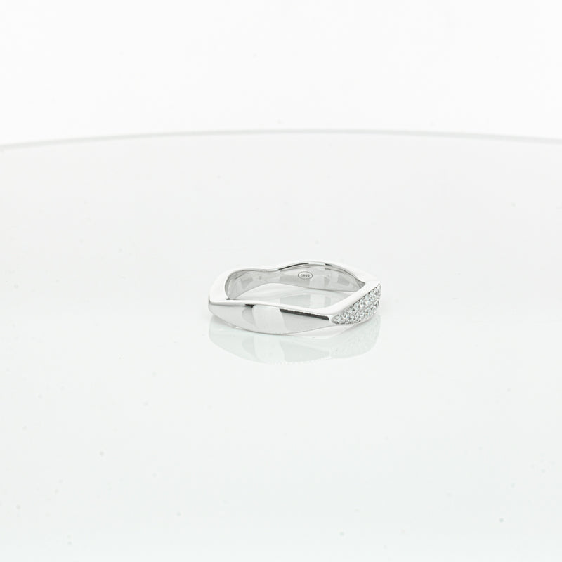 18ct White Gold Diamond EOS Ring-Ring-Walker & Hall