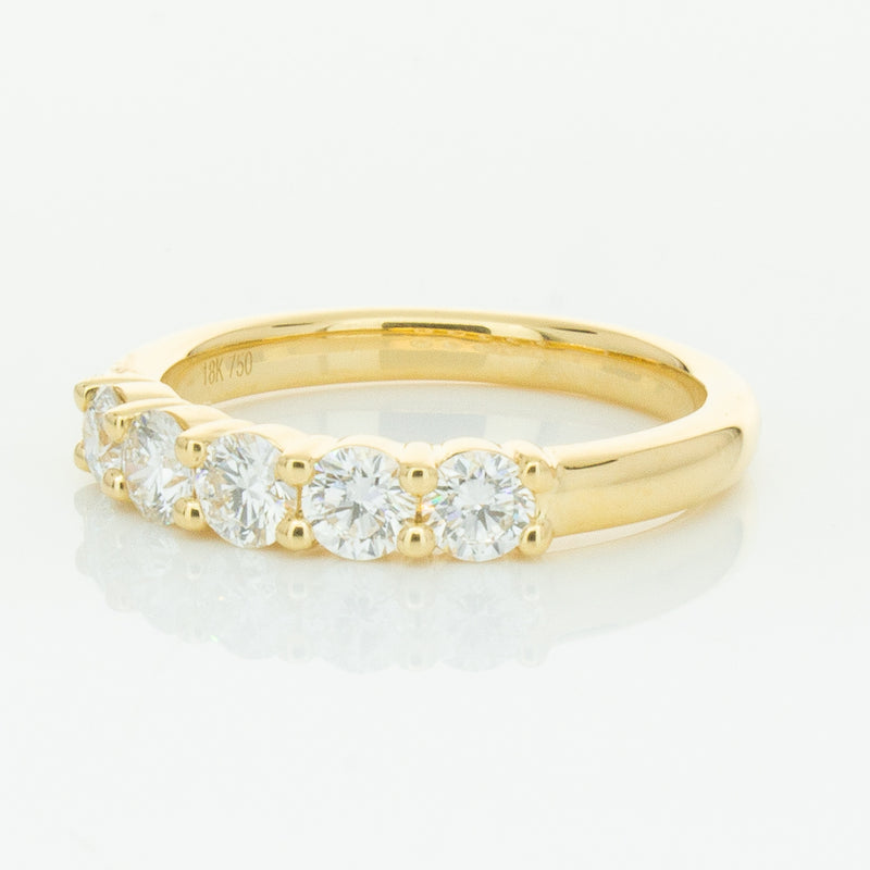 18ct Yellow Gold .80ct Diamond Panorama Ring-Ring-Walker & Hall