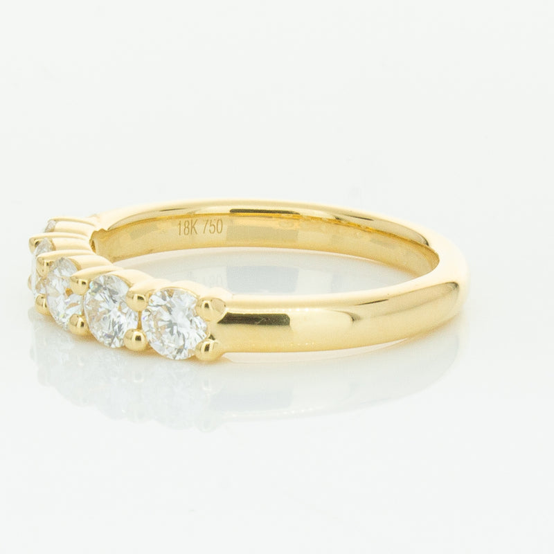 18ct Yellow Gold .80ct Diamond Panorama Ring-Ring-Walker & Hall