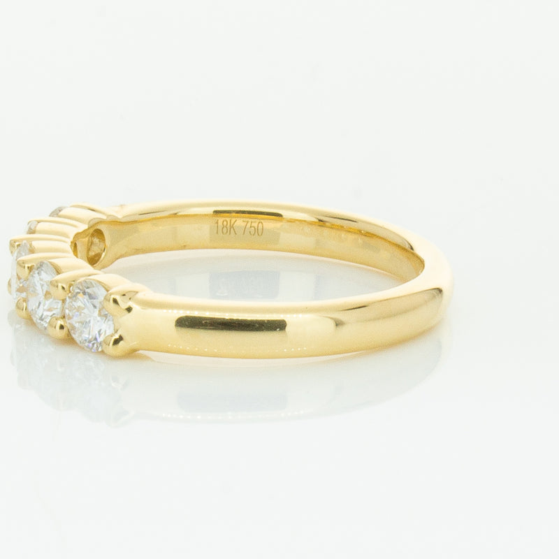 18ct Yellow Gold .80ct Diamond Panorama Ring-Ring-Walker & Hall
