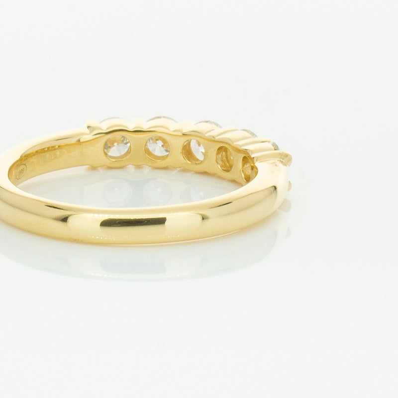 18ct Yellow Gold .80ct Diamond Panorama Ring-Ring-Walker & Hall