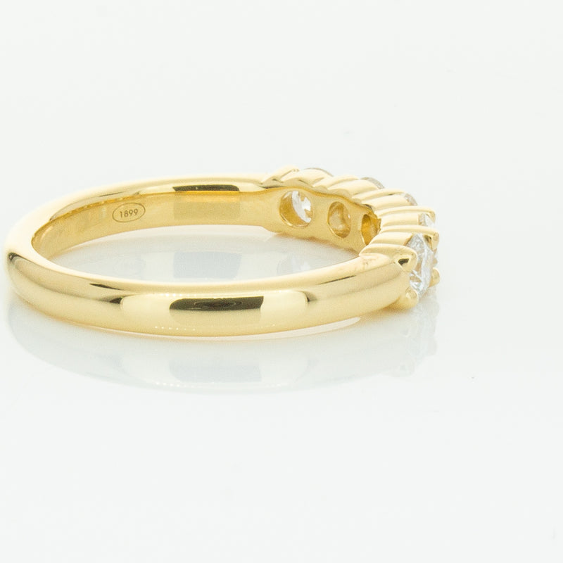 18ct Yellow Gold .80ct Diamond Panorama Ring-Ring-Walker & Hall