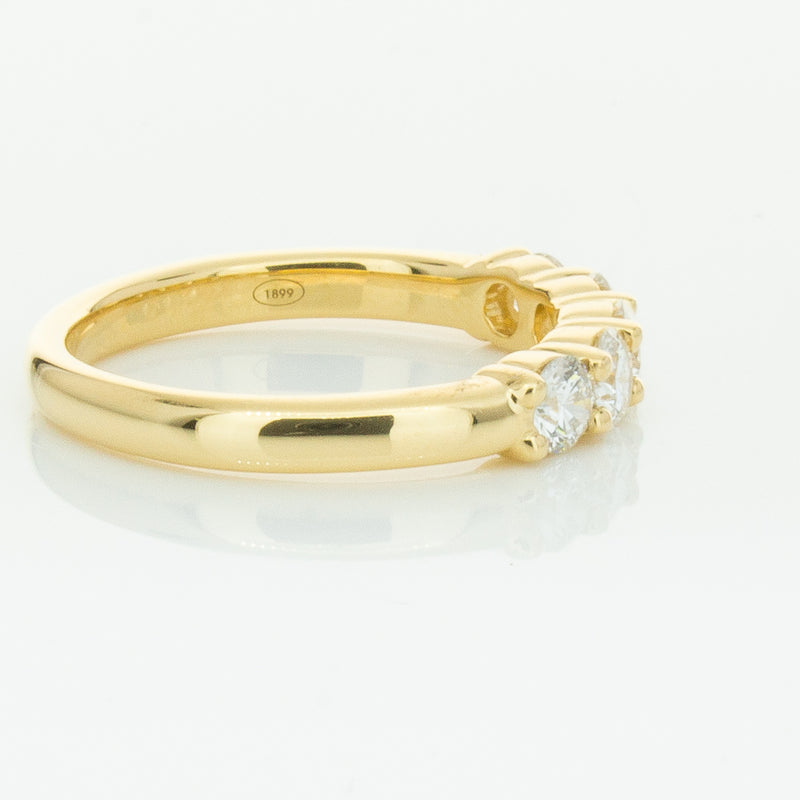 18ct Yellow Gold .80ct Diamond Panorama Ring-Ring-Walker & Hall