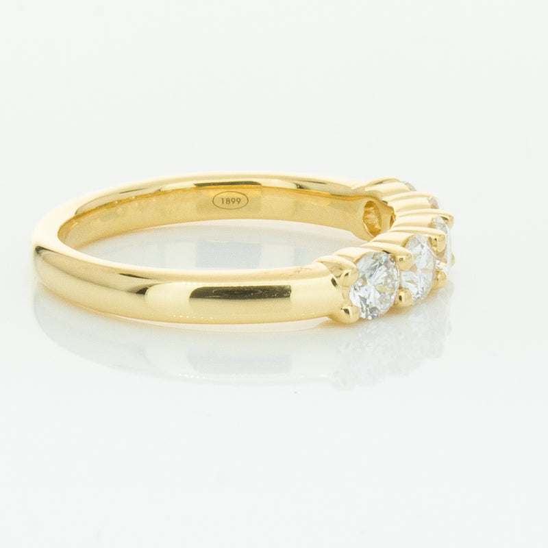 18ct Yellow Gold .80ct Diamond Panorama Ring-Ring-Walker & Hall