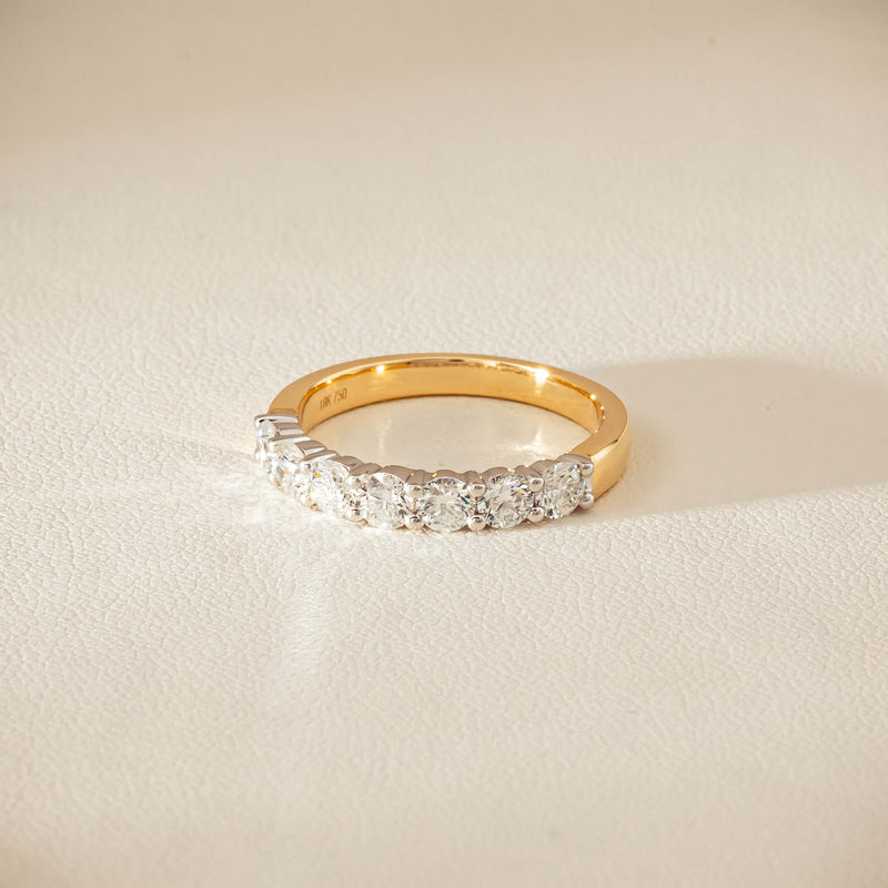 18ct Yellow & White Gold 1.00ct Diamond Panorama Ring - Ring - Walker & Hall