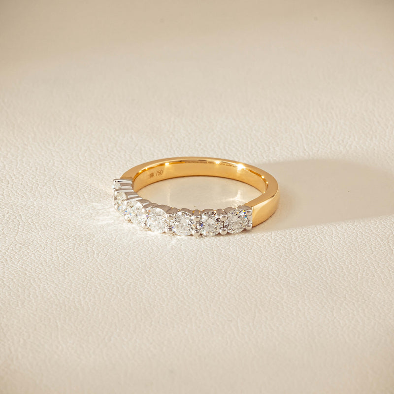18ct Yellow & White Gold 1.00ct Diamond Panorama Ring - Ring - Walker & Hall